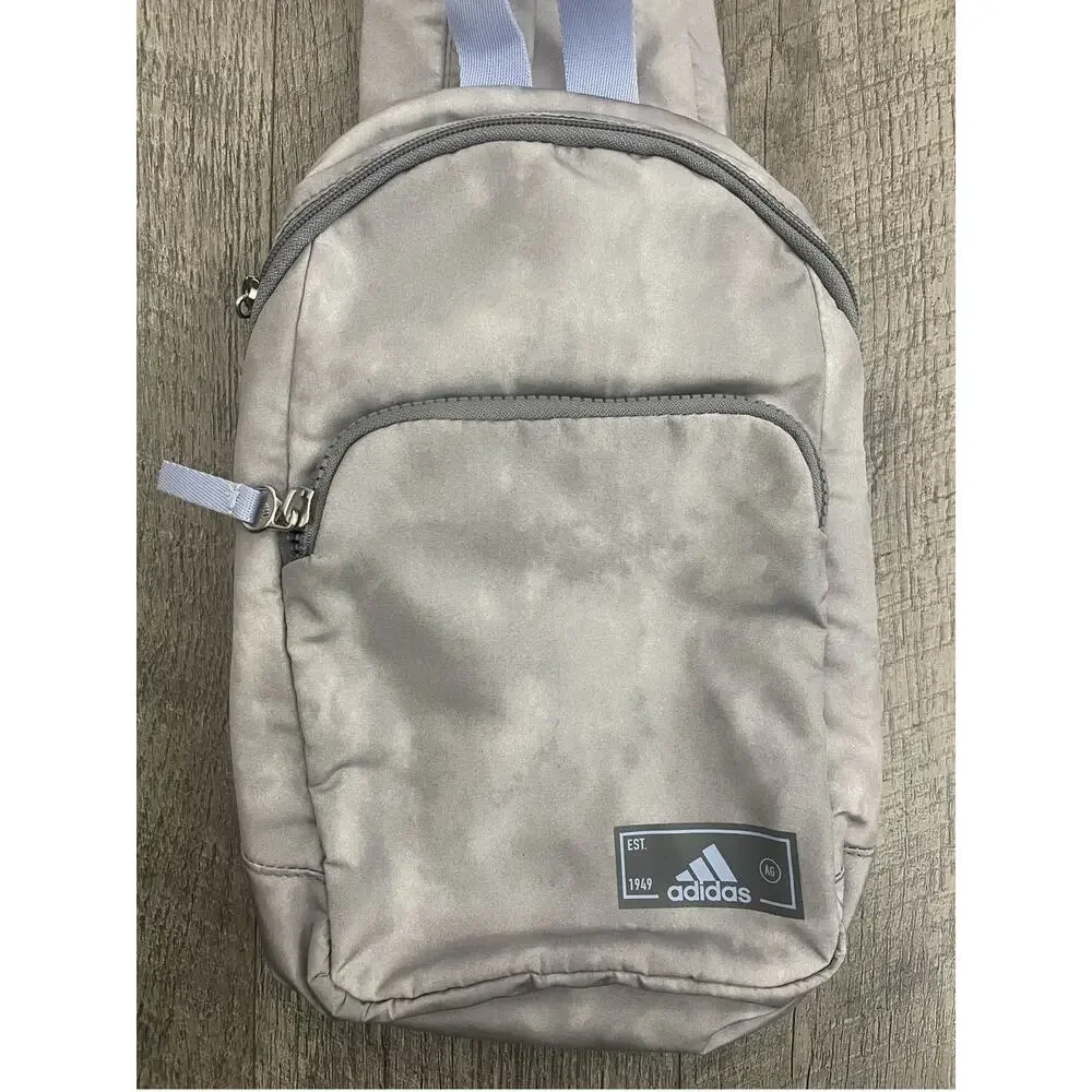 Adidas Essentials‎ 2 Sling Crossbody Bag Stone Gray Heathered Unisex